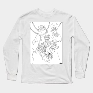 Princess (lineart) Long Sleeve T-Shirt